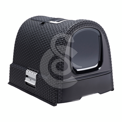 Bac à litière couvert Curver - BAC730