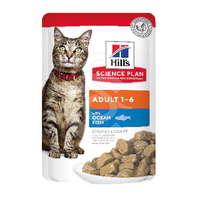 Chat Adult Poisson de l'océan Sachet repas - HCT067