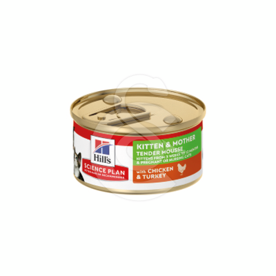 Chat Kitten and Mother Mousse Poulet & Dinde Boîte - HCT052