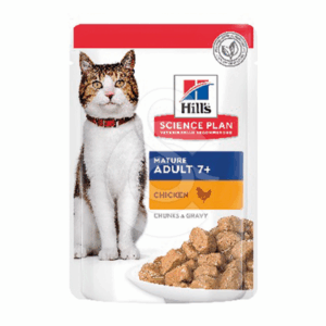 Chat Mature Adult 7+ Poulet Sachet repas - HCT064