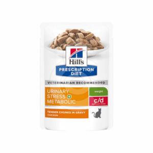 Chat c/d Urinary Stress Multicare + Metabolic Sachet Repas - CHA366