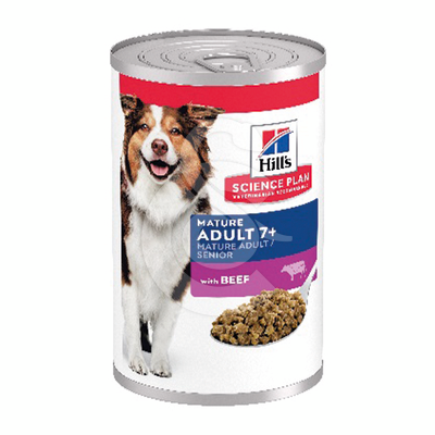 Chien Mature Adult 7+ Boeuf Boîte - HCN081