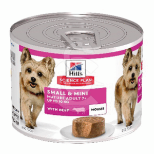 Chien Mature Adult 7+ Small & Mini Boeuf Boîte - HCN083