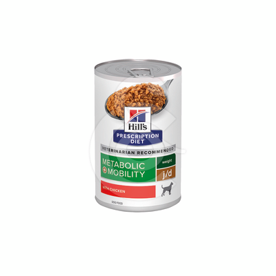 Chien j/d Metabolic + Mobility Poulet Boîte - HCN045