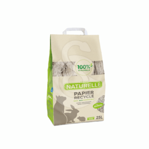 Litière compostable Perlinette Papier recyclé Chats & Nac - LIT445