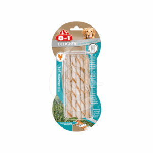 Os à mâcher 8In1 Dental Delight Twisted Sticks - OSD012