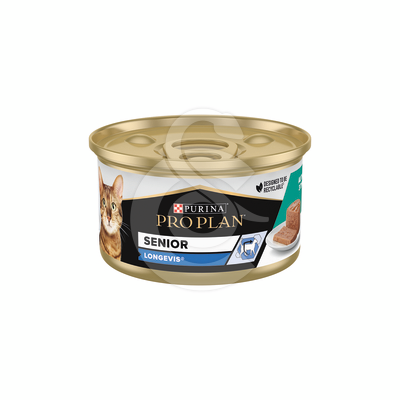 Pro Plan Cat Senior 7+ Longevis Mousse Thon Boîte - CAT312