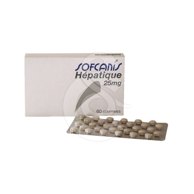 Sofcanis Hépatique 25 mg - SOF041