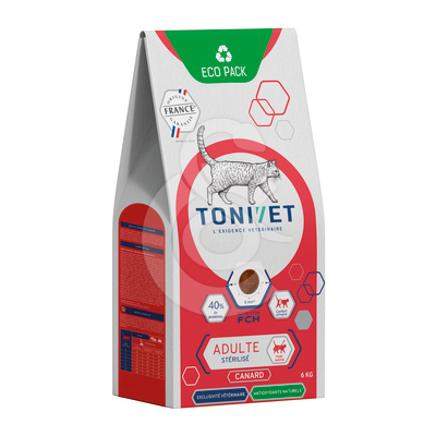 Tonivet Chat Adulte Stérilisé Canard - TON145