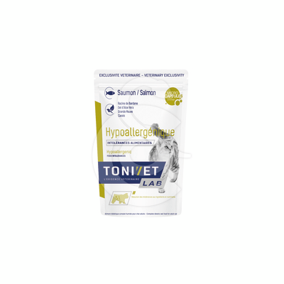 Tonivet Chat hypoallergénique Saumon Sachet repas - TON121