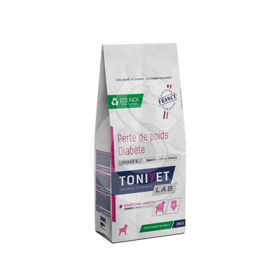 Tonivet Chien Perte de poids Diabète Phase 1 - TON095