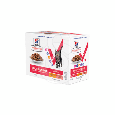 Vet Essentials Chat Multi-Benefit Adult Poulet Sa. Pack m. - VES133