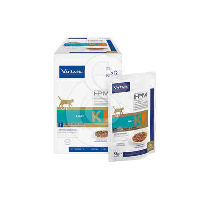 Veterinary HPM Cat KJ1 Early Kidney & Joint Sachet repas - VHC047