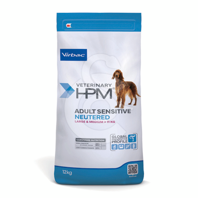 Veterinary HPM Dog Adult Neutered Sensit. Dige Lar.& Me. New - VHD088