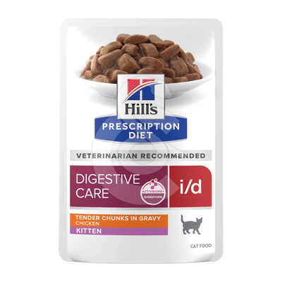 Chat i/d Digestive Care Kitten Poulet Sachet repas - HCT073