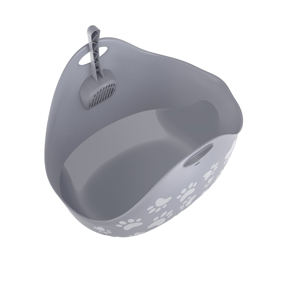 BAC LITIERE LITTER BOX GRIS