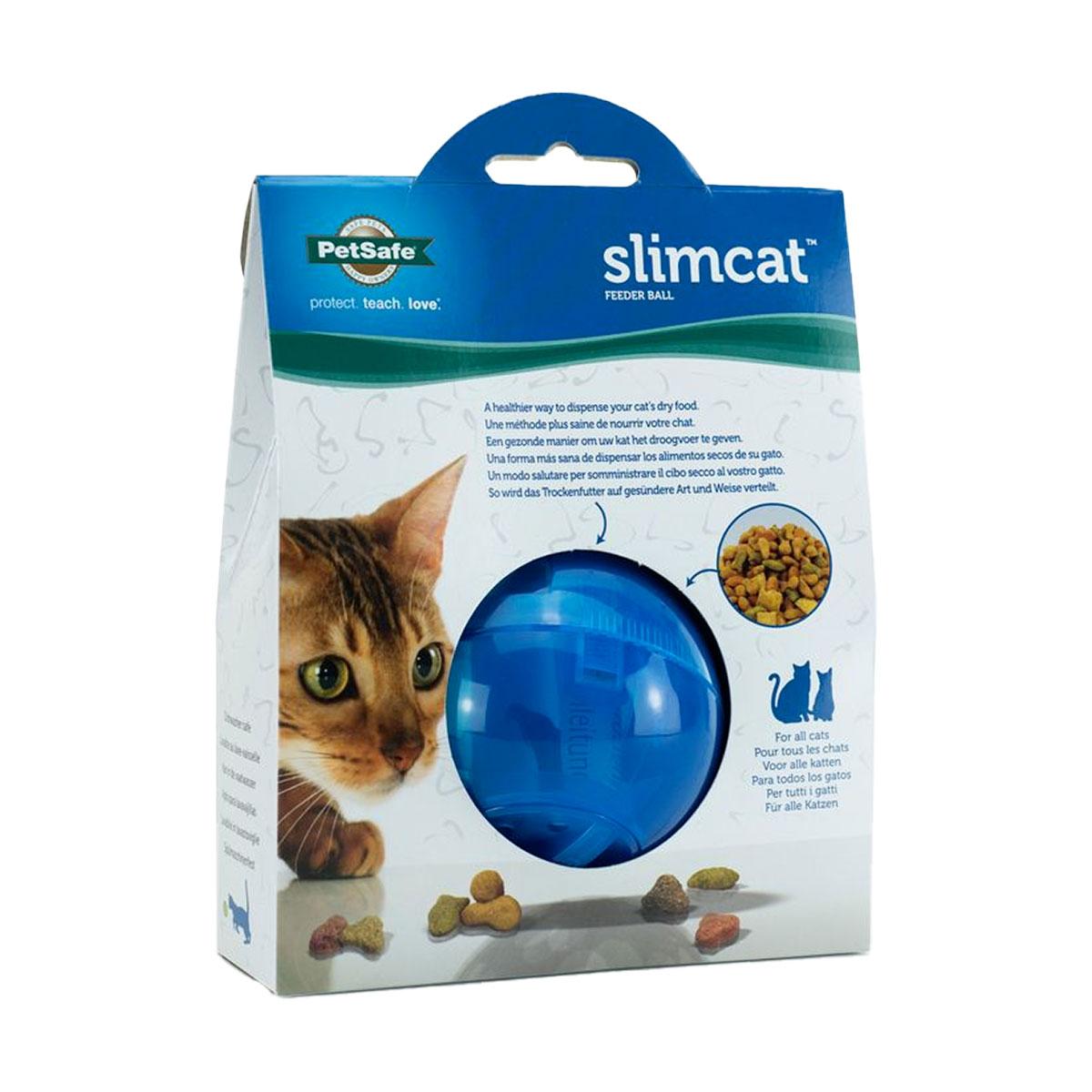 BALLE DISTRIBUTRICE SLIMCAT BLEU