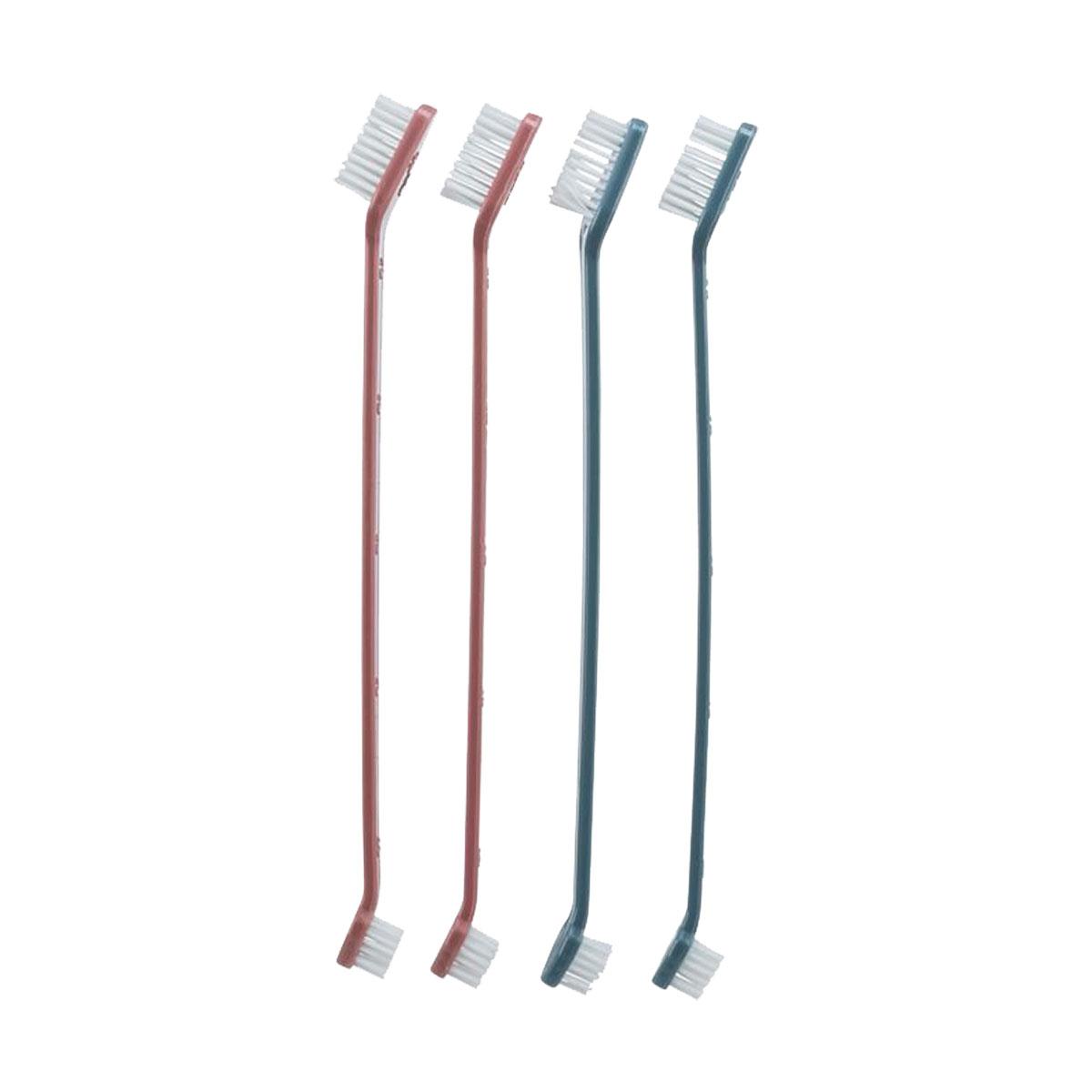 BROSSE A DENTS 2 TETES X4