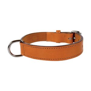 COLLIER CUIR DOUBLE NAT.35CM