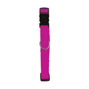 COLLIER UNI FUCHSIA 25MM
