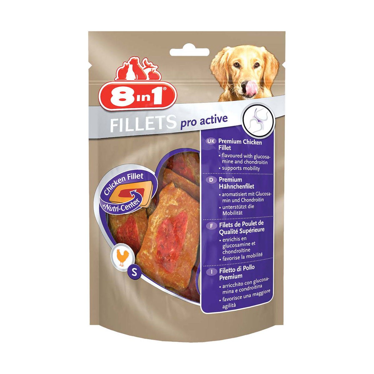 FILET POULET PRO ACTIVE 80G S