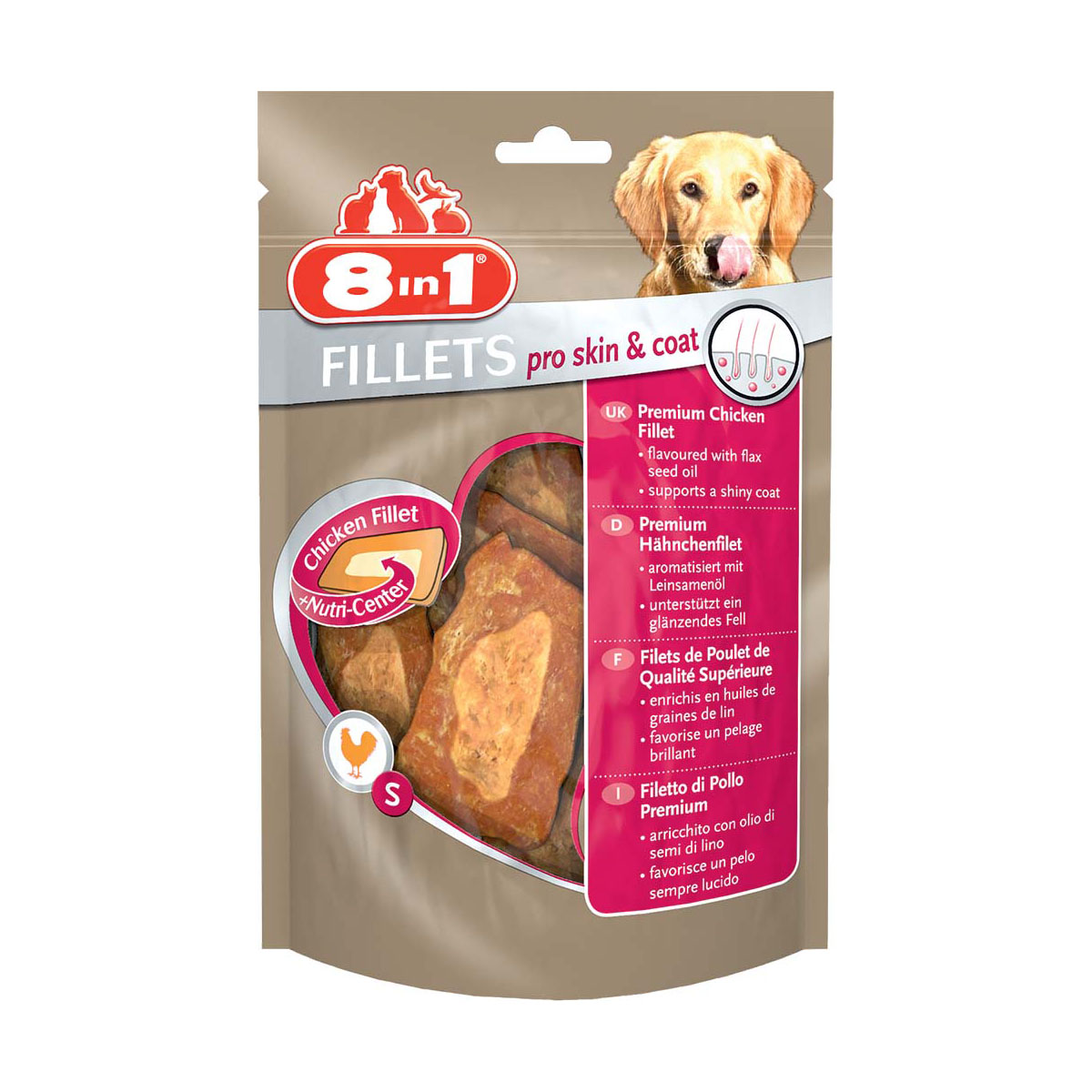 FILET POULET PRO SKIN&COAT 80G S