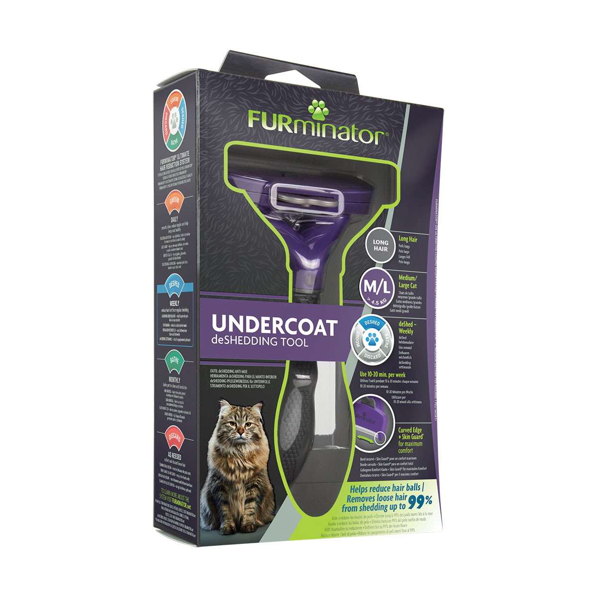 FURMINATOR CHAT POIL LONG M/L