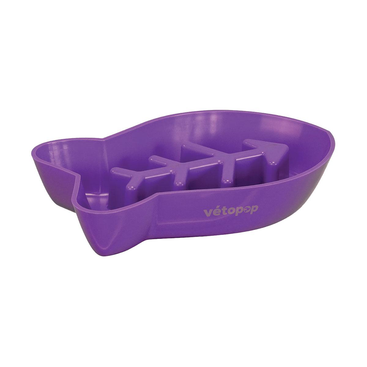 GAMELLE ANTI GL.POISS.VIOLET 350ML