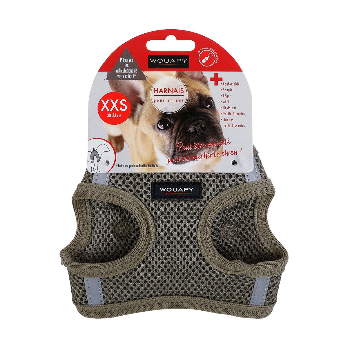 HARNAIS SOFT TAUPE XXS