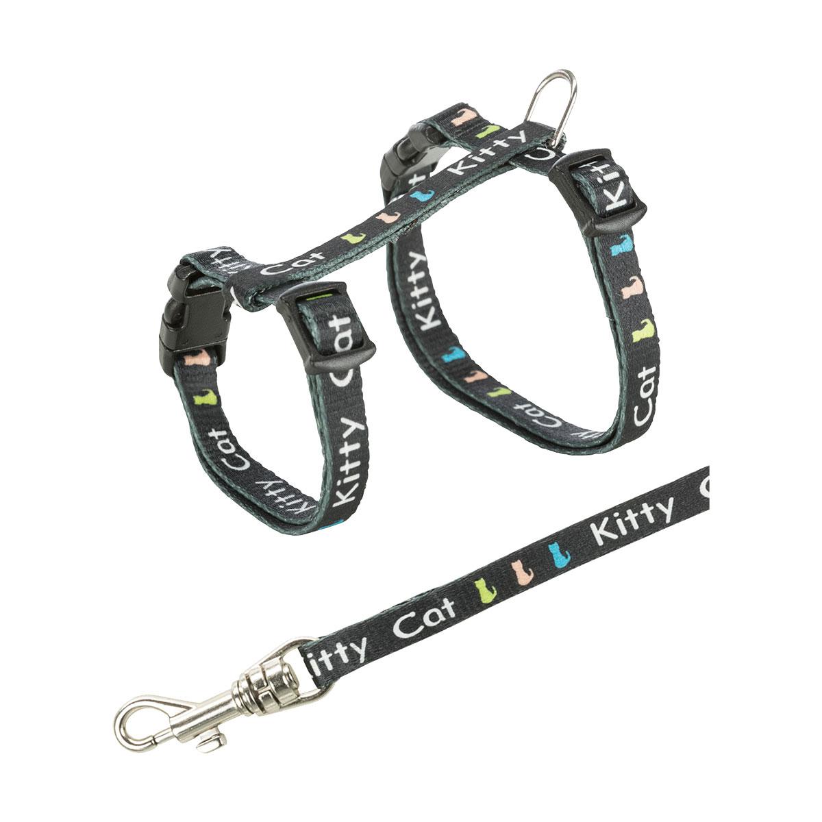HARNAIS+LAISSE CHATON KITTY CAT