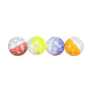 JOUET BALLE CLIQUETIS X4
