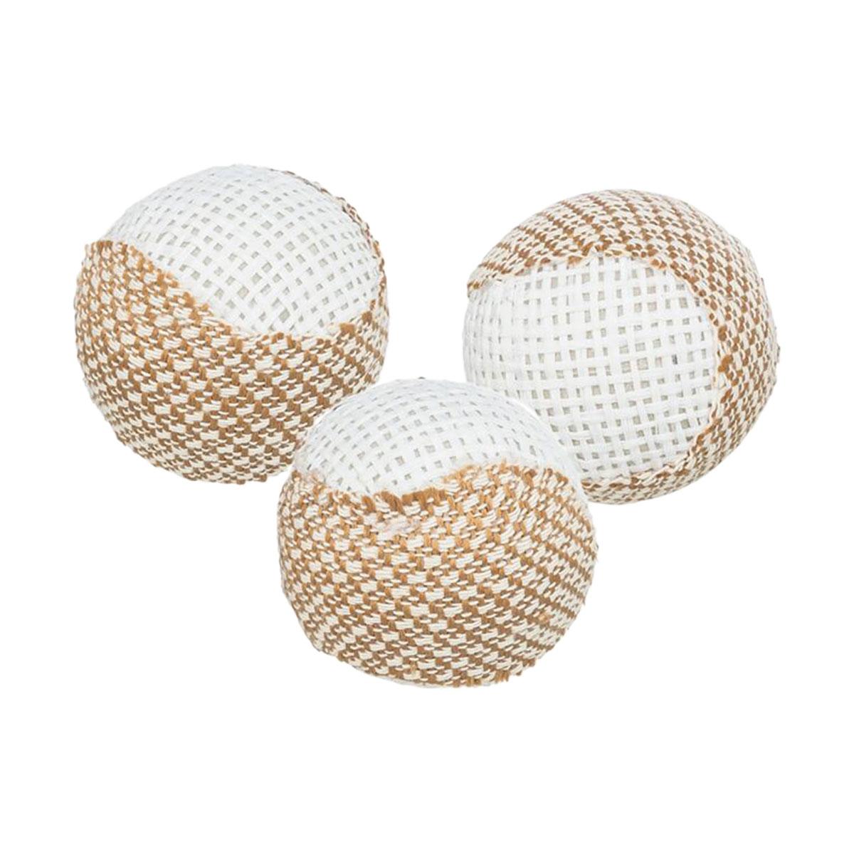 JOUET CHAT BALLE A HOCHET X3