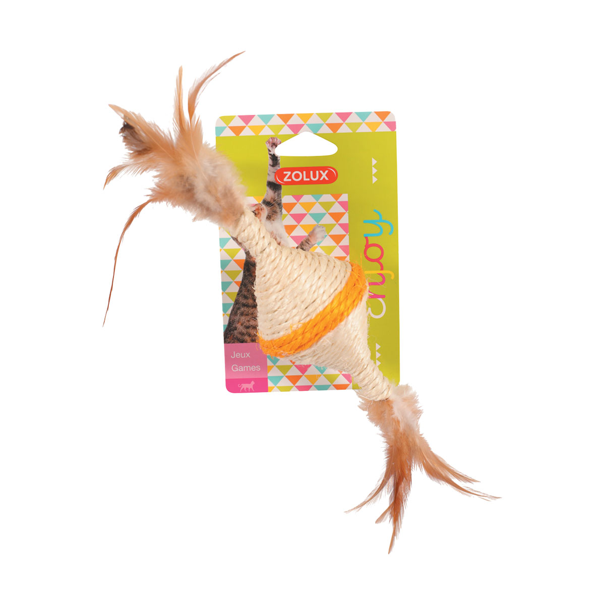 JOUET CHAT TOUPIE SISAL
