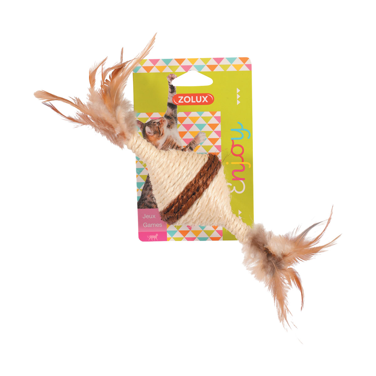 JOUET CHAT TOUPIE SISAL