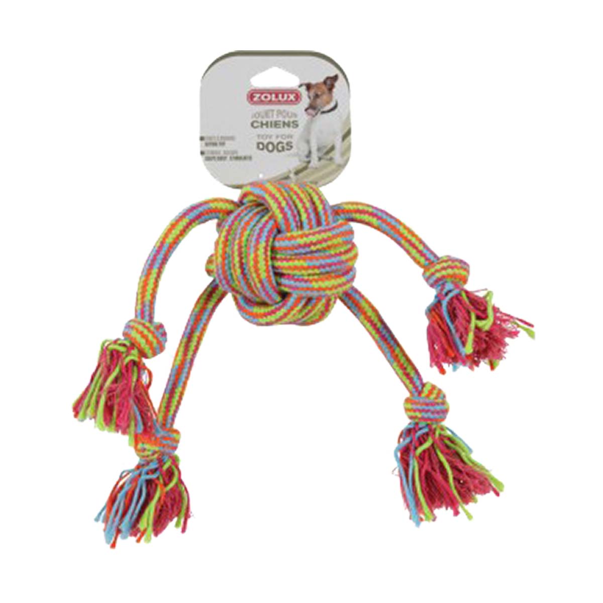 JOUET CORDE PIEUVRE 43CM