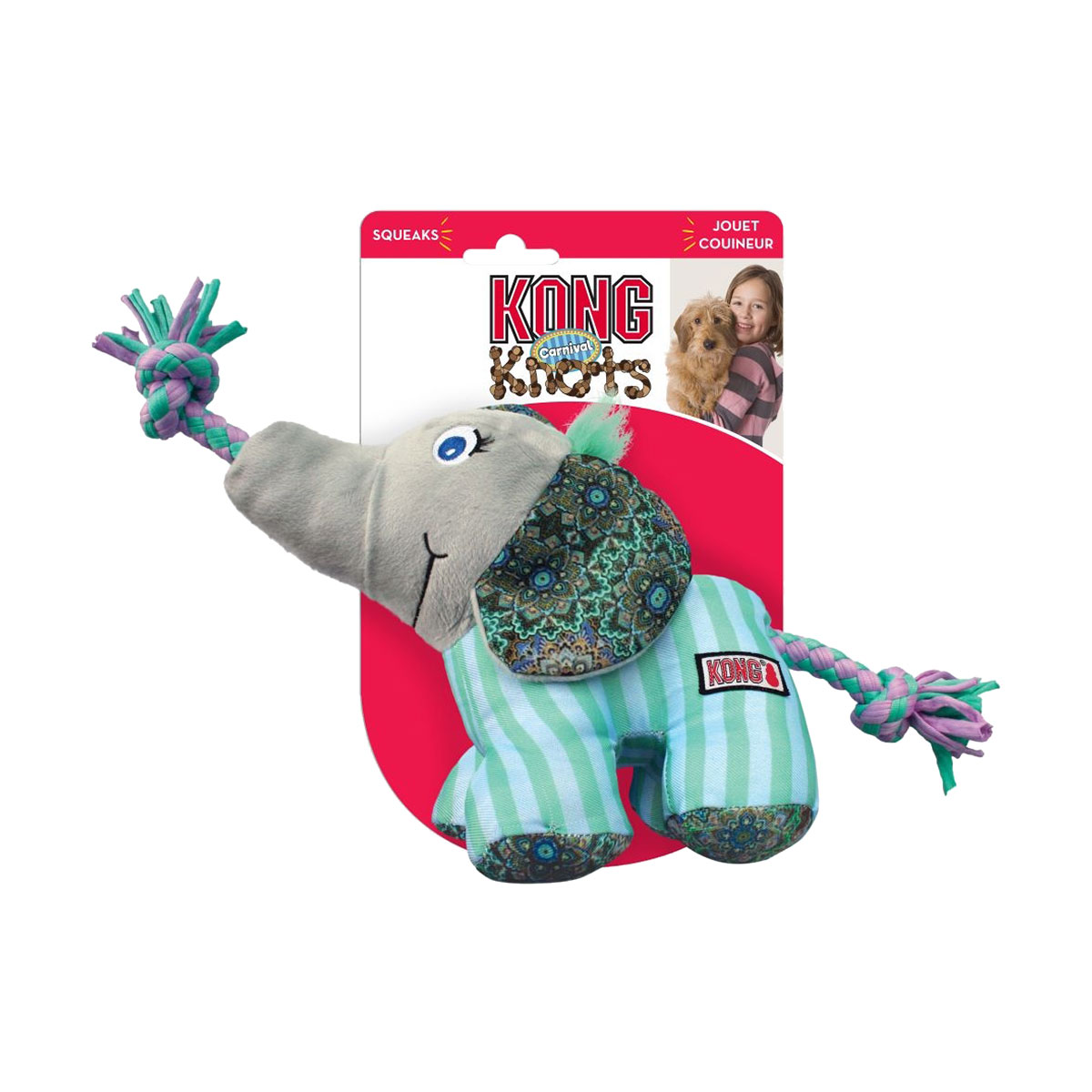 JOUET KONG CARNIV.ELEPHANT S/M