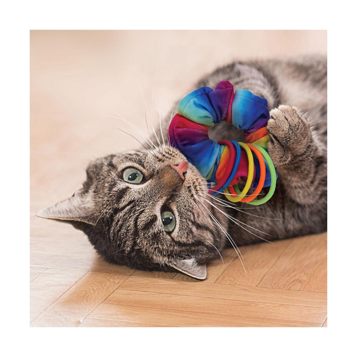 JOUET KONG CHAT ACTIVE SCRUNCHIE