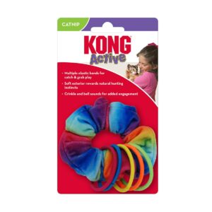 JOUET KONG CHAT ACTIVE SCRUNCHIE