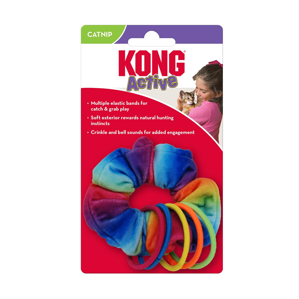 JOUET KONG CHAT ACTIVE SCRUNCHIE