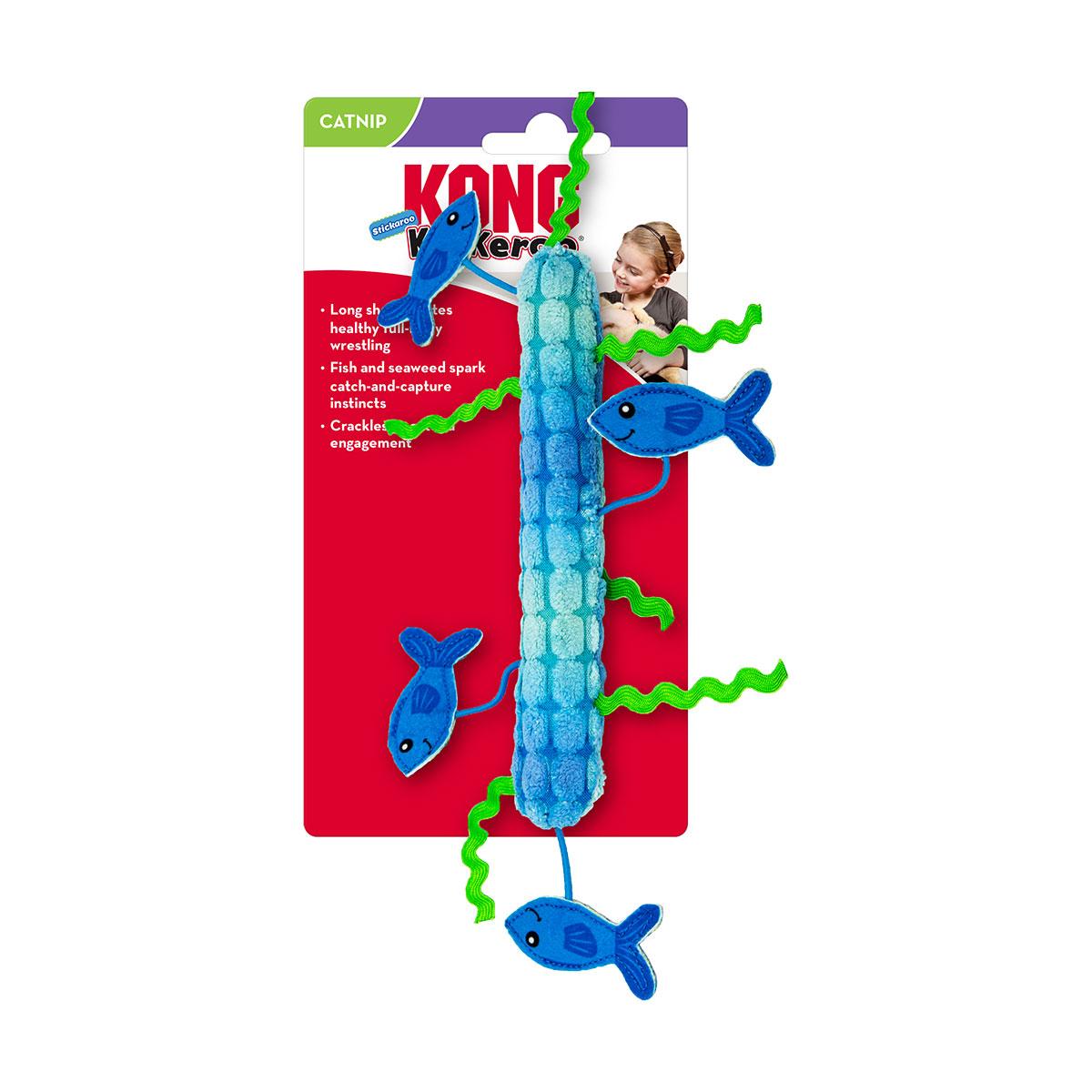 JOUET KONG CHAT KICKEROO STICKAROO