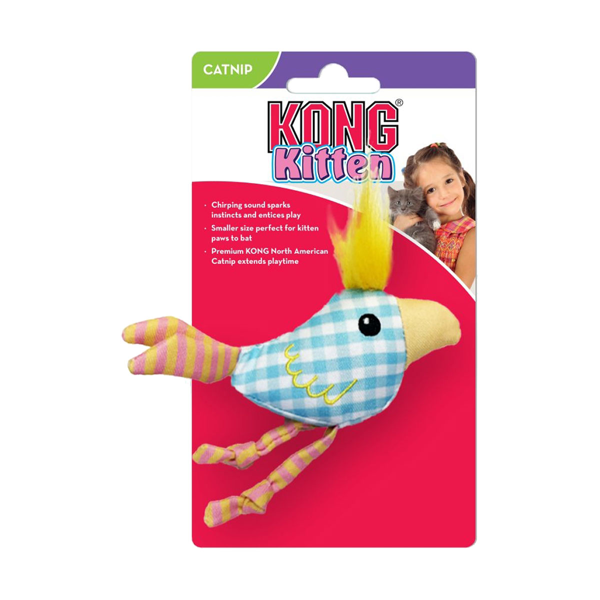 JOUET KONG KITTEN CHIRPZ CHICK