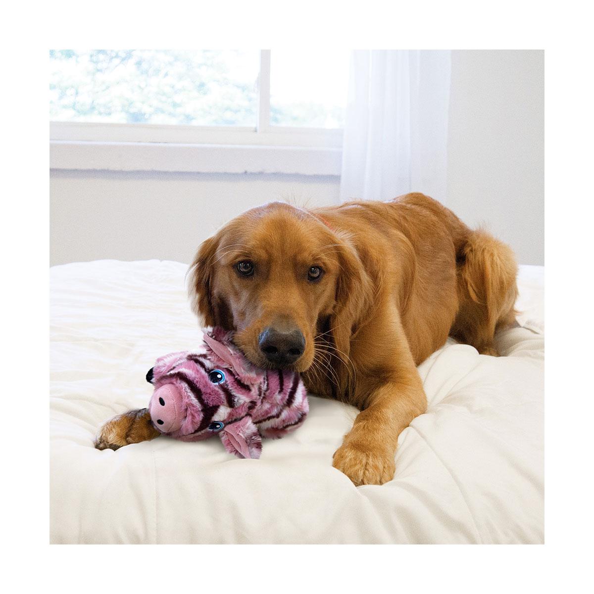 JOUET KONG LOW STUFF STRIPES PIG M