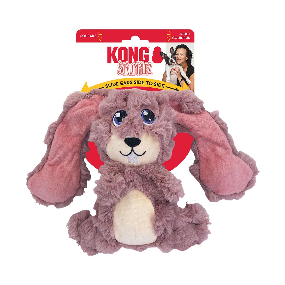 JOUET KONG SCRUMPLEZ BUNNY