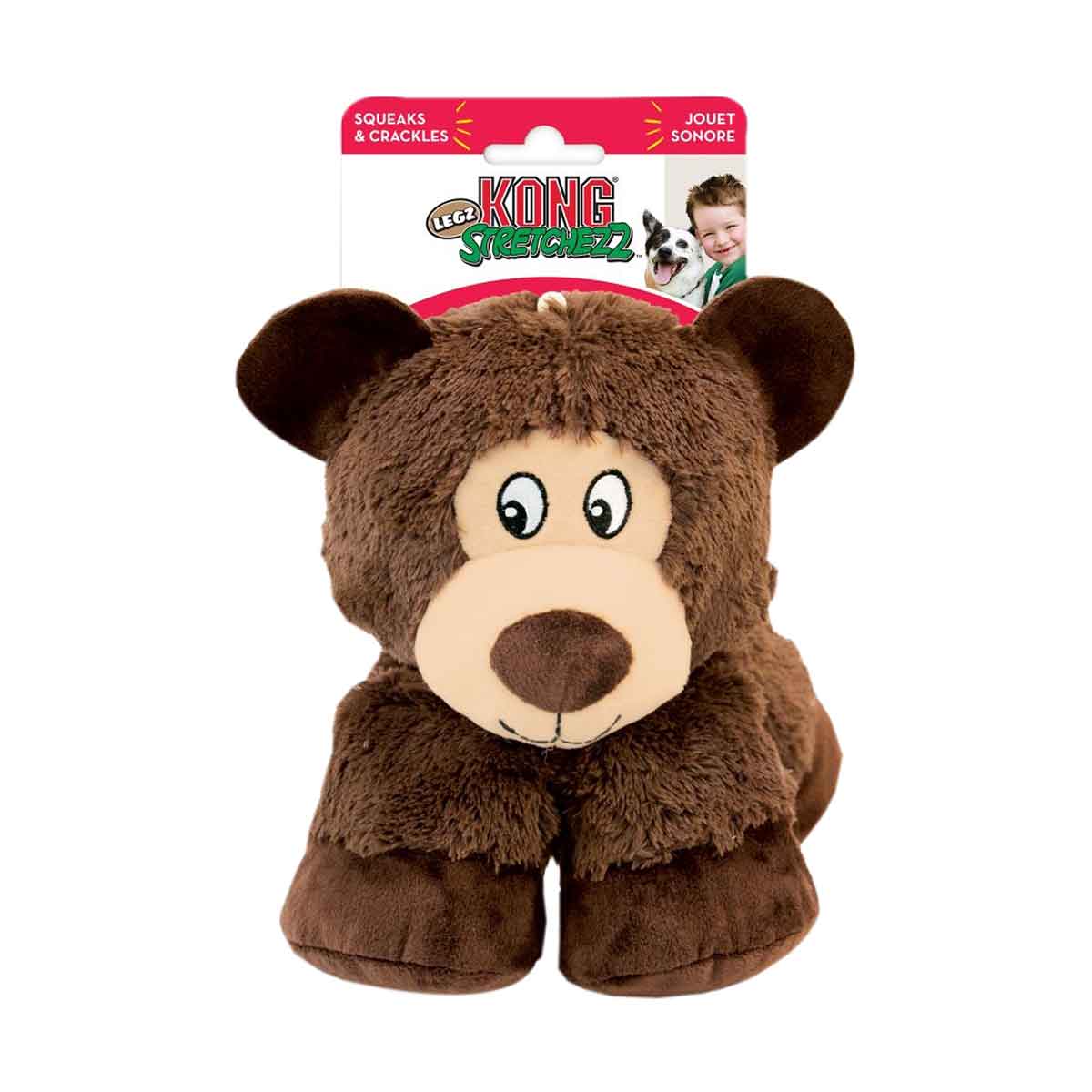 JOUET KONG STRETCH.LEGS BEAR L