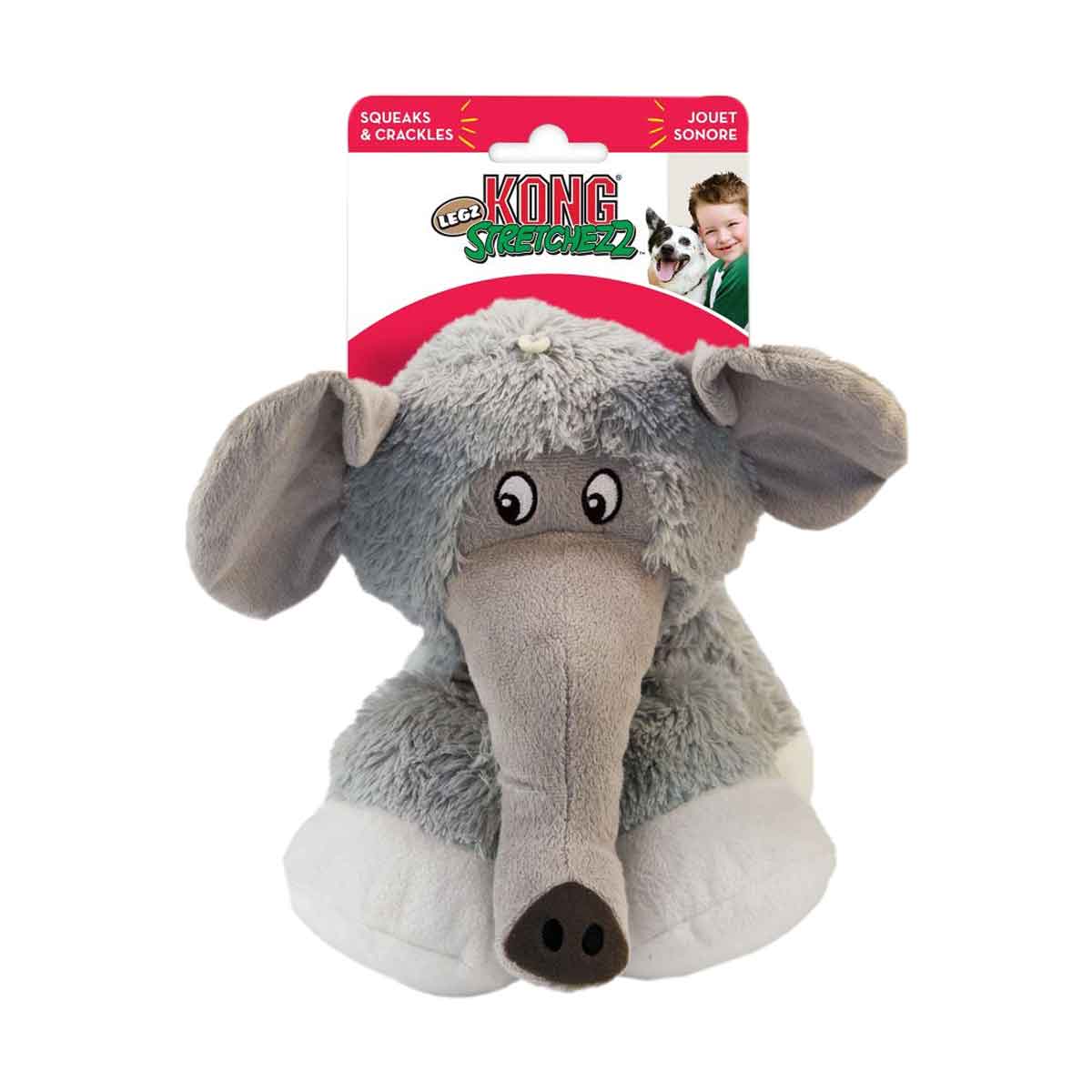 JOUET KONG STRETCH.LEGS ELEPH.S