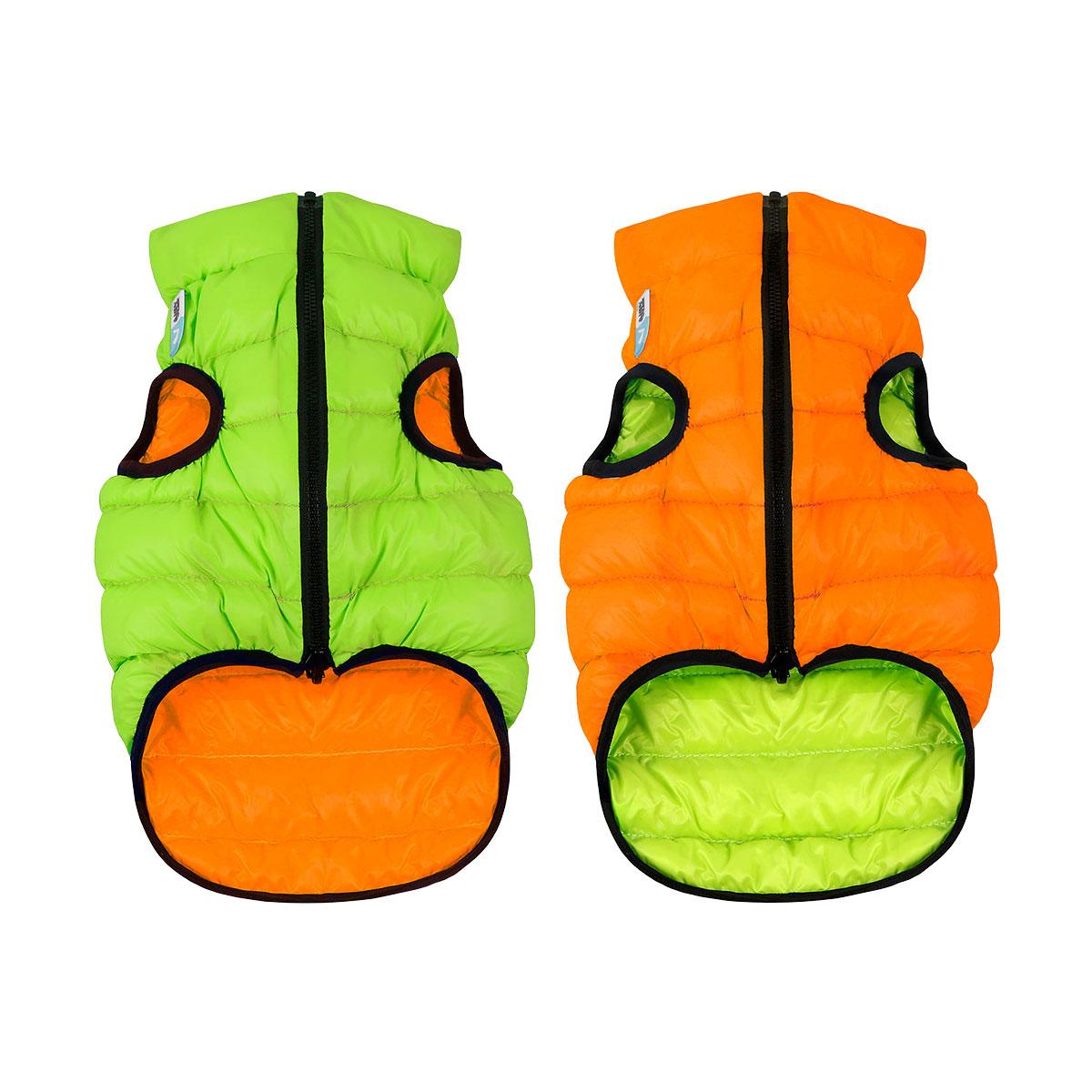 MANTEAU AIRYVEST ORANGE/VERT 50CM