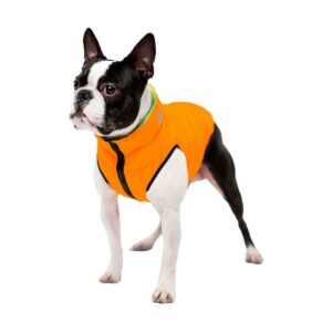 MANTEAU AIRYVEST ORANGE/VERT 50CM