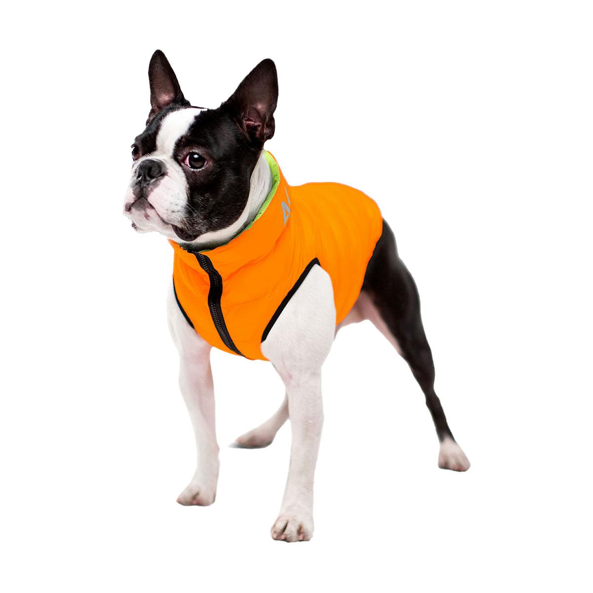 MANTEAU AIRYVEST ORANGE/VERT 50CM