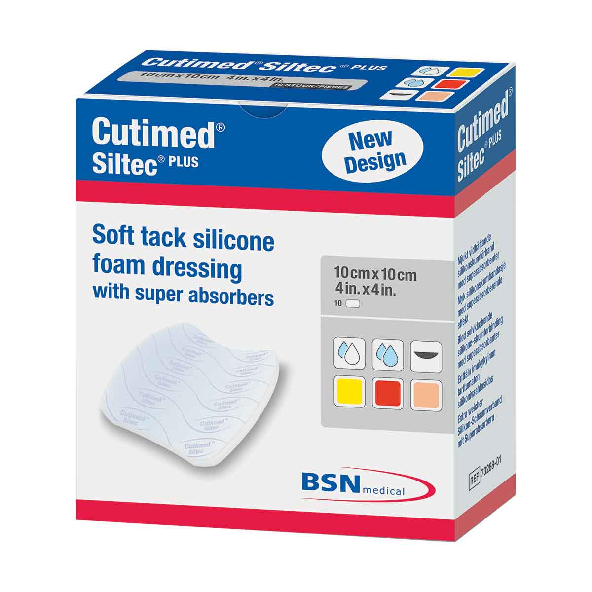 PANS.CUTIMED SILTEC+ 10X10CM BT10