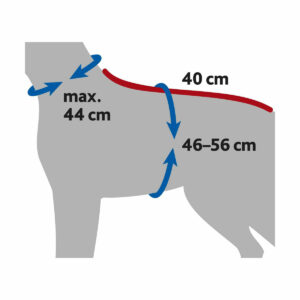 PEIGNOIR CHIEN GRIS 40 CM S